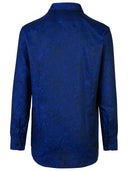 Camicia di cotone blu etro 'roma'