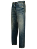 Etro Blue Cotton Jeans