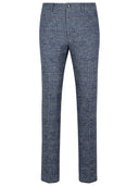 Etro 'Roma'Blue Silk Blend 팬츠