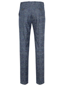 Etro 'Roma'Blue Silk Blend 팬츠