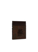 Etro 'Arnica' Brown Lear Card Holder