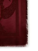 Etro Orfeo' Burgundy Silk Blend Scarf