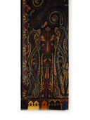 Etro Boheme' Black Silk Blend Scarf