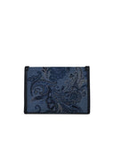 Etro Blue 'Jacquard' clutch