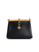 Etro 'Vela' Small Blue Smooth Lear Bag