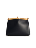 Etro 'Vela' Small Blue Smooth Lear Bag