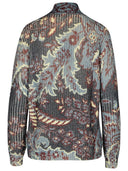 Etro Multicolor Wool Turtleneck Sweater