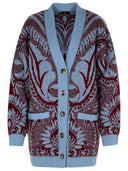Etro Multicolor Wool Cardigan