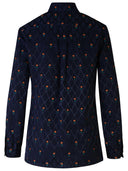 Etro Blue Silk Blend Shirt