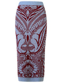 Etro multicolor wollen rok