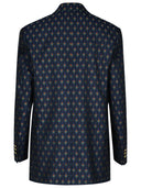 Etro Blue Wool Blend Blazer