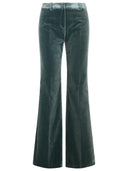 Etro Green Cotton Pants