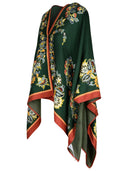 Etro Green Wool Blend Cape