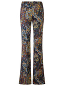 Etro Brown Viscose Trousers