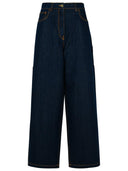 ETRO Blue Cotton Mischjeans