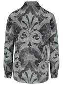 Etro Grey Silk Shirt