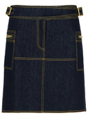 Etro Dark Blue Denim minirok