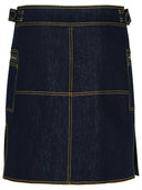 Etro Dark Blue Denim minirok