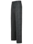 Etro grijze wollen broek