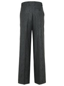 Etro grijze wollen broek