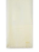 Max Mara 'Magico' White Wool Scarf