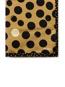 Max Mara 'Carre 70' Brown Silk Scarf