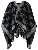 Max Mara 'Frine' Black Wool Cape