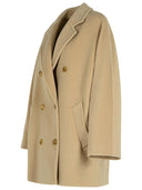 Max Mara 'Rebus' Beige Wool and Cahsmere Blend Coats