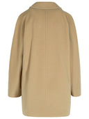 Max Mara 'Rebus' Beige Wool and Cahsmere Blend Coats