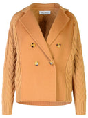 Max Mara 'Micio' Cardigan In Beige Wool Blend