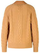 Max Mara 'Micio' Beige Wool Blend Cardigan