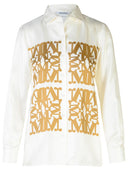 Max Mara 'Legno' Cream Silk Shirt