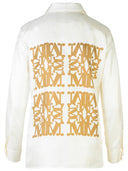Max Mara 'Legno' Cream Silk Shirt