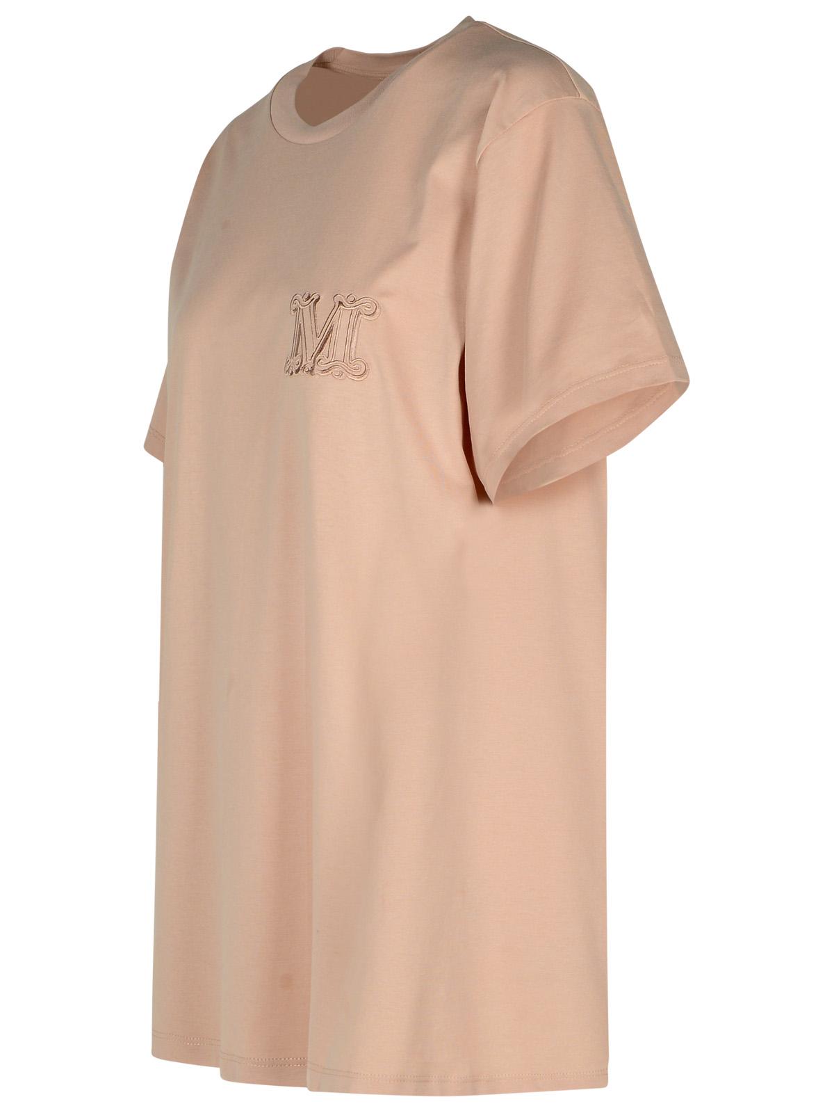 Max Mara Mango' Nude Cotton T Shirt