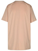 Max Mara Mango' Nude Cotton T Shirt