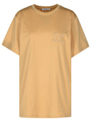 Max Mara Beige Cotton T Shirt