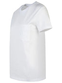 Max Mara 'Papaia' White Cotton T Shirt