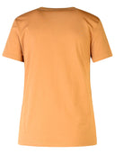 Max Mara 'Papaya' Beige Cotton T Shirt