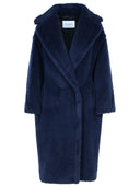 Max Mara 'Tedgirl' Blue Alpaca Mischmantel