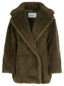 Max Mara 'Olga' Dark Green Alpaca Blend Coat