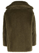 Max Mara 'Olga' Dark Green Alpaca Blend Coat