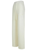 Max Mara 'Rino' White Wool Blend Pants