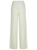 Max Mara 'Rino' White Wool Blend Pants