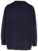 Max Mara 'Fido' Blue Cashmere Blend Sweater