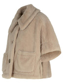 Max Mara 'Newterzo1' Beige Alpaca Blend Cape