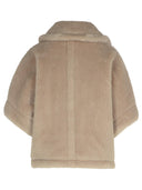 Max Mara 'Newterzo1' Beige Alpaca Blend Cape