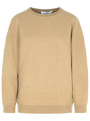 Max Mara 'Elvira' Sweatshirt In Brown Virgin Wool Blend