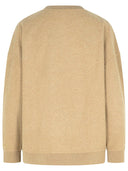 Max Mara 'Elvira' Sweatshirt In Brown Virgin Wool Blend