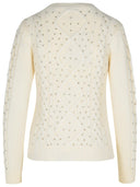 Max Mara 'Onde' White Wool Blend Sweater