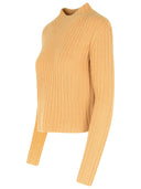 Max Mara 'Aloa' Brown Cashmere Blend Sweater